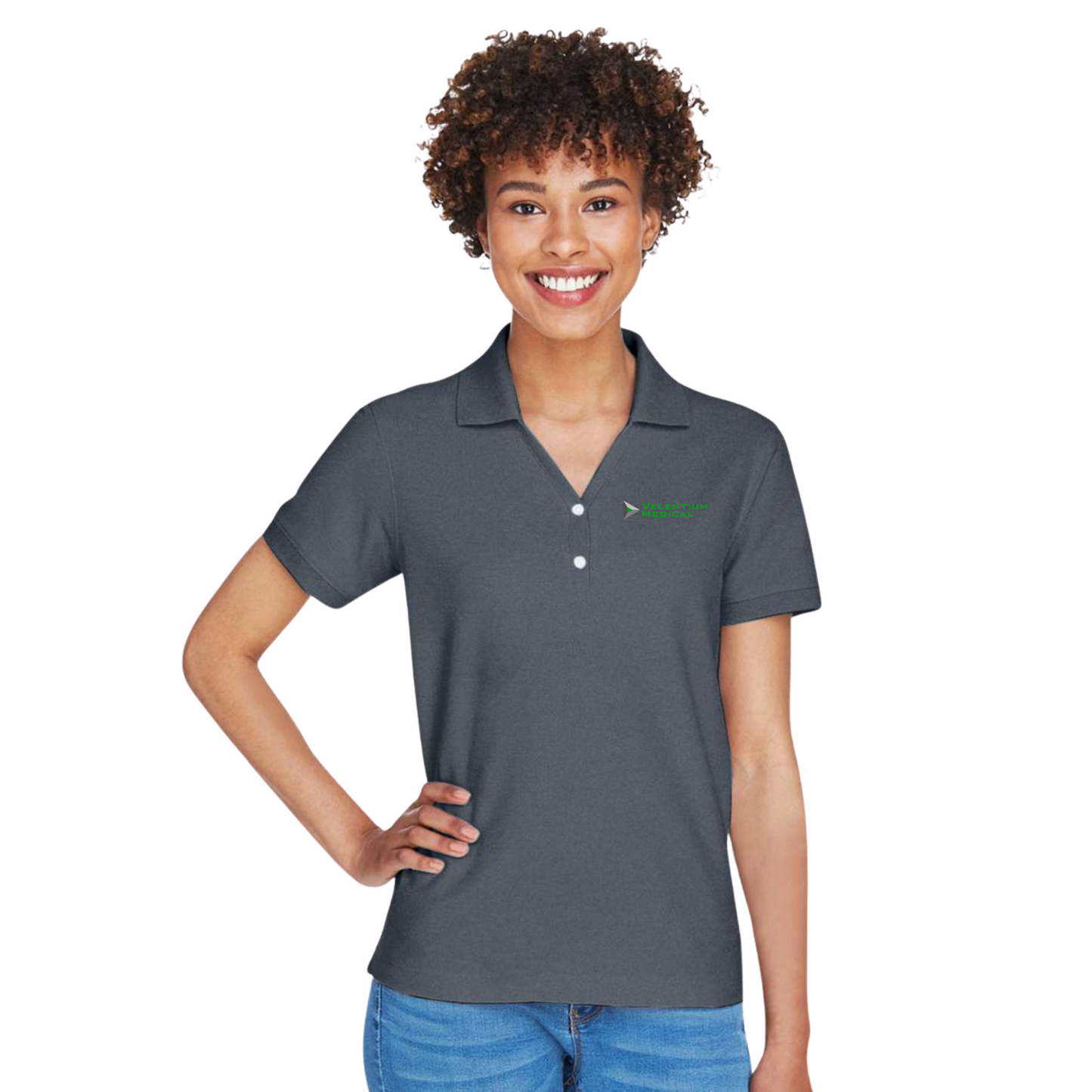 Devon & Jones Women's Pima Piqué Polo