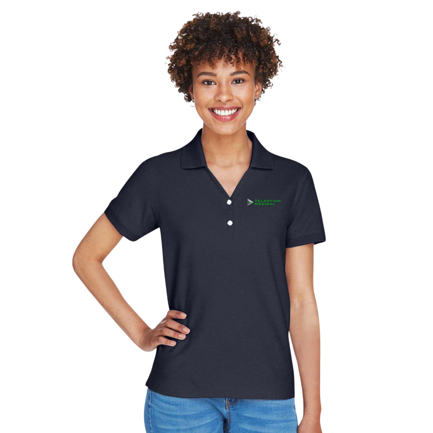Devon & Jones Women's Pima Piqué Polo