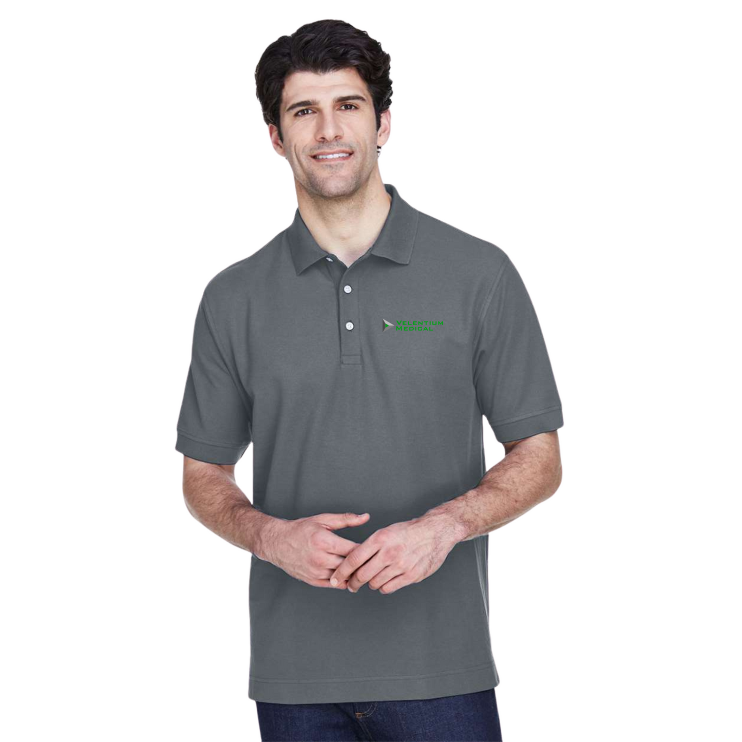 Devon & Jones Men's Pima Piqué Polo