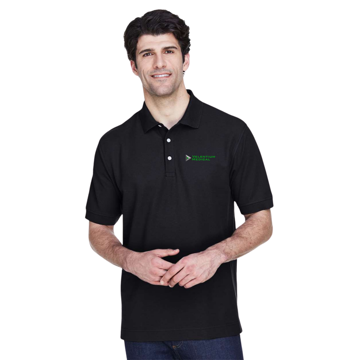 Devon & Jones Men's Pima Piqué Polo